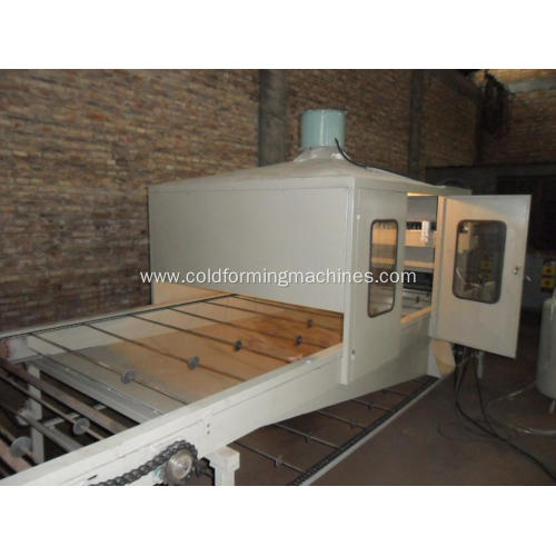 Colorful metal roof cement roof tile machine